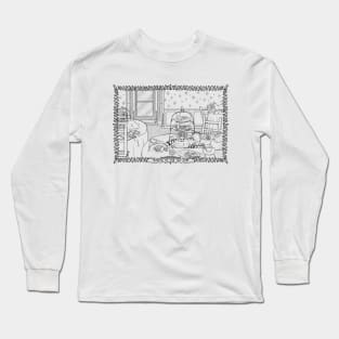 Trouble at the Tea Room Long Sleeve T-Shirt